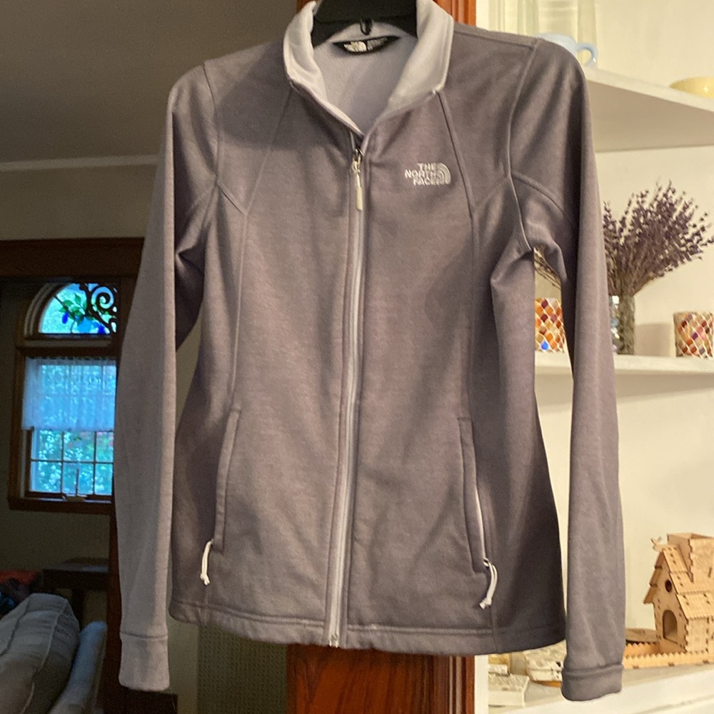 The North Face Women’s Zippered Gray Jacket S/P 17”W x 24”L